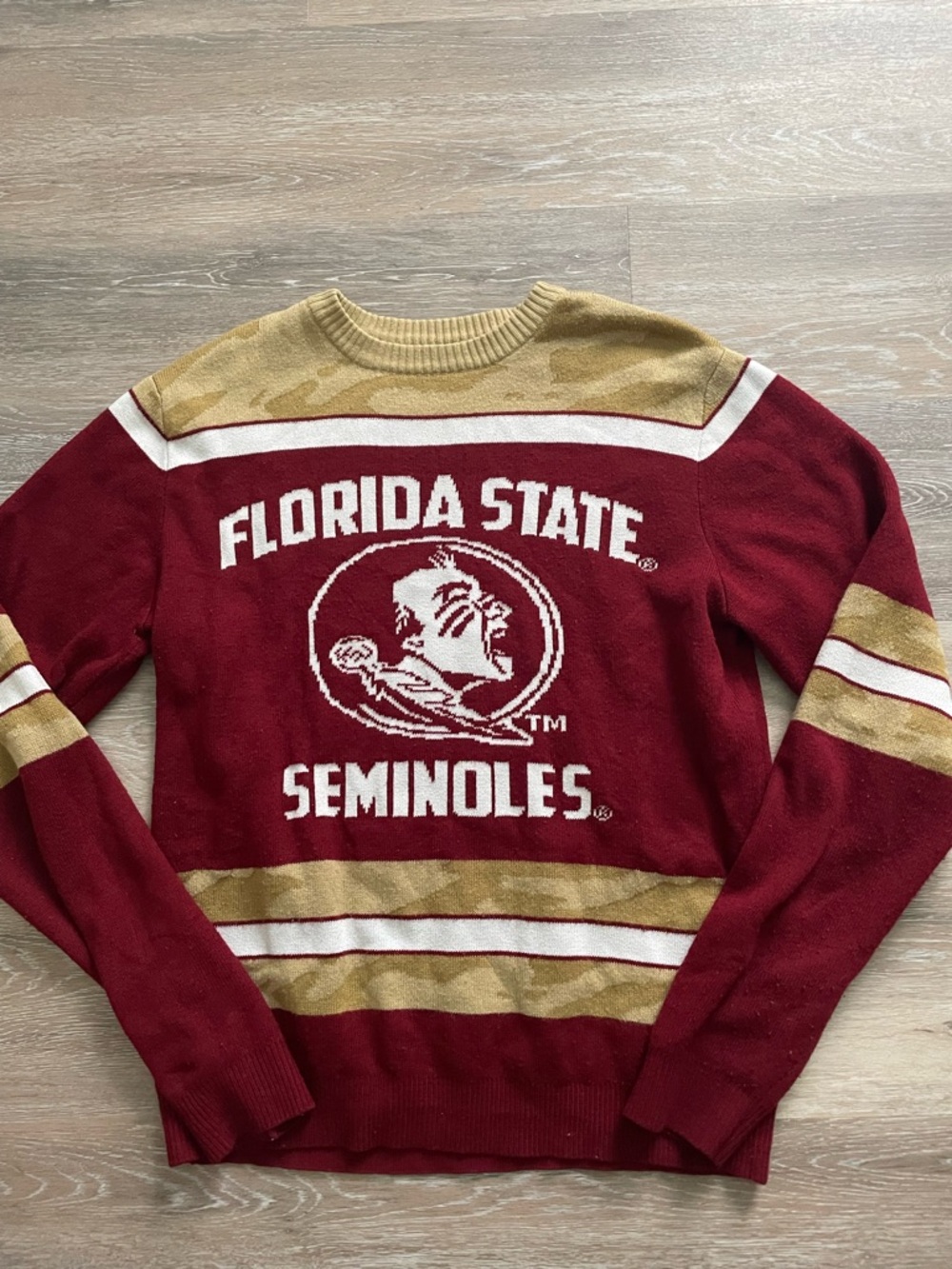 Florida State Seminoles Crewneck Sweater - Garnet & Gold